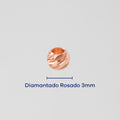 Balin Diamantado rosado 3mm