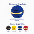 Neopreno Argollado 8mm