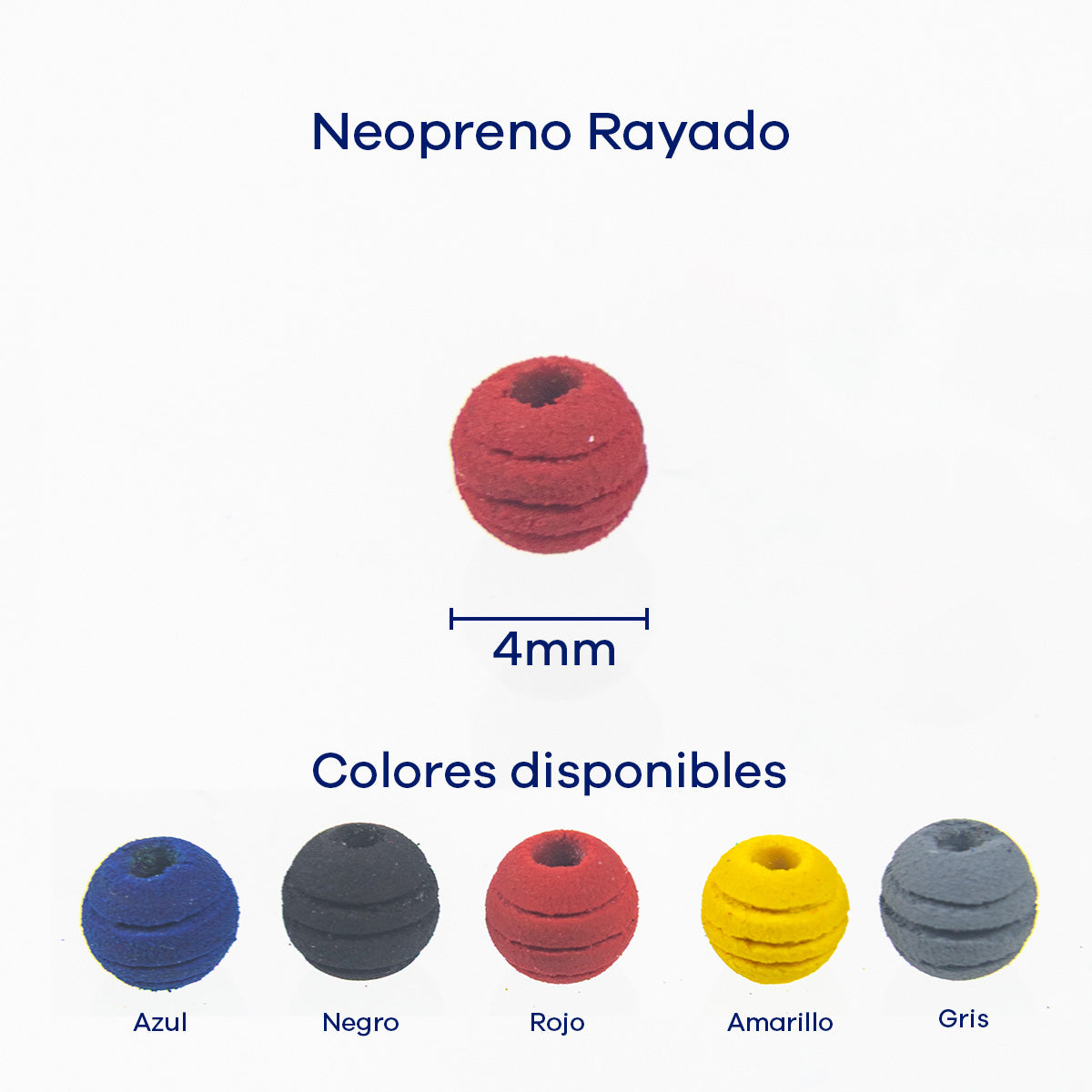 Neopreno Rayado 4mm