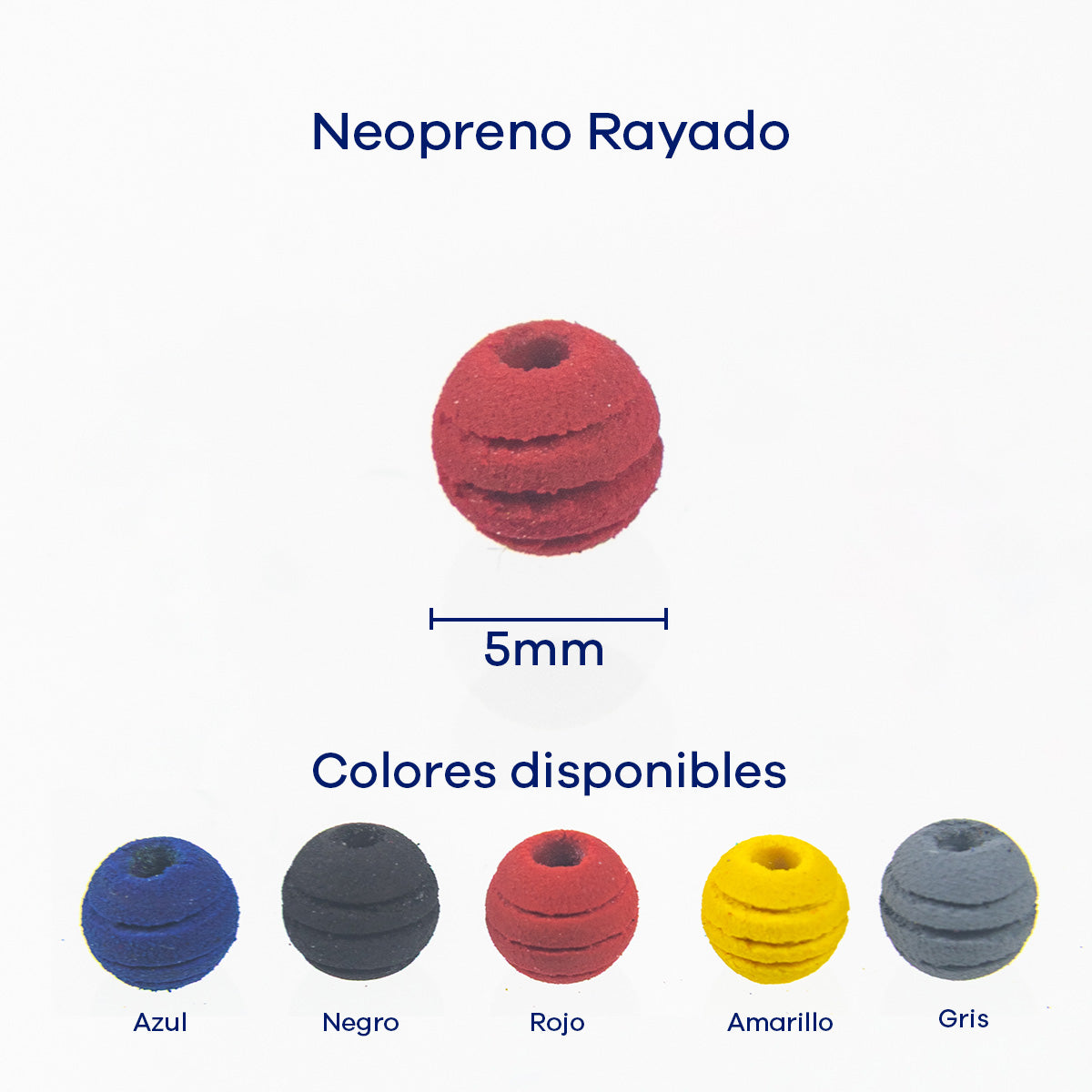Neopreno Rayado 5mm