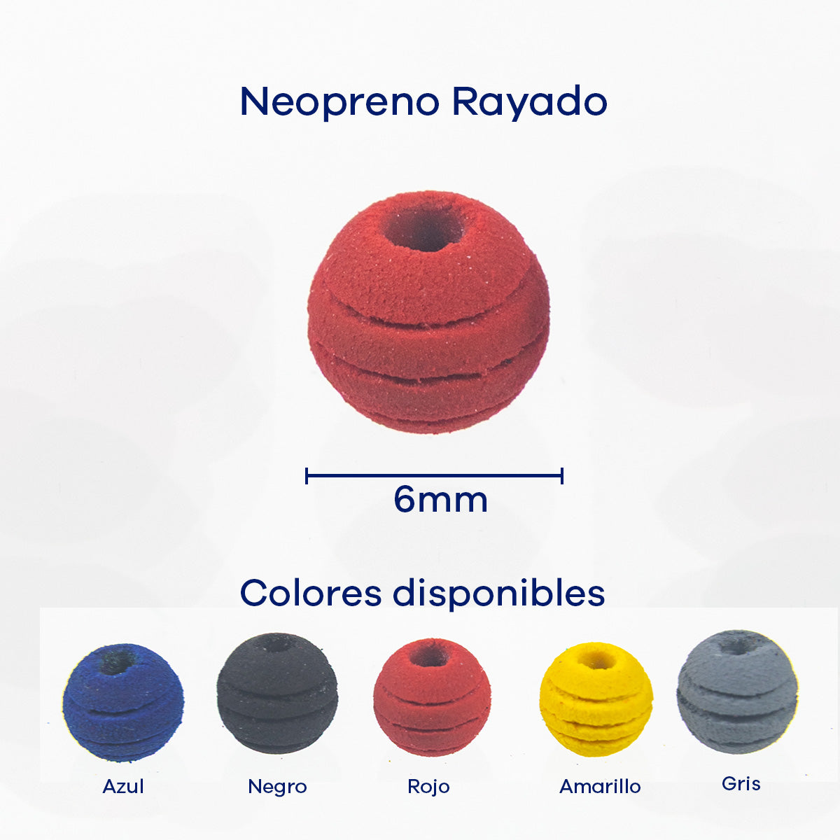 Neopreno Rayado 6mm