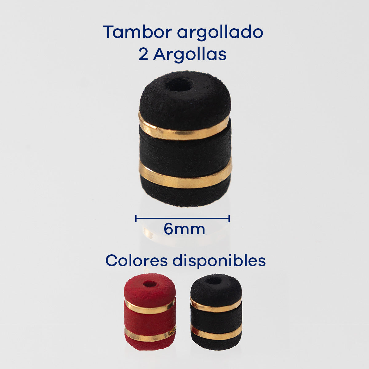 Neopreno Tambor 2 Argollas 6mm